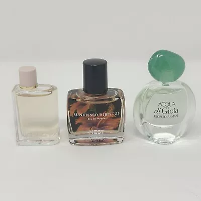 Lot 3 Designer High End Perfume Mini Bottles Burberry Nest Acqua Di Gioia • $25.99