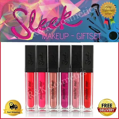 Sleek Make Up Matte Me Liquid Lip Gloss Lipstick Cream New • £2.99