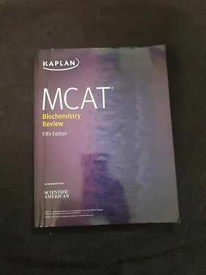 $15 • Buy Kaplan MCAT Biochemistry Review Fifth Edition