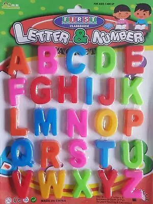 £2.95 • Buy Kids Learning Teaching MAGNETIC Toy Letters & Numbers Fridge Magnets Alphabet UK