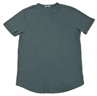 Buck Mason Men SMALL T-Shirt Medium Baltic Short Sleeve Curved Hem Tee USA • $17