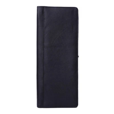 $18 • Buy Personalised Mens Leather Travel Tie Case Holder - Mens Gifts - Brand New