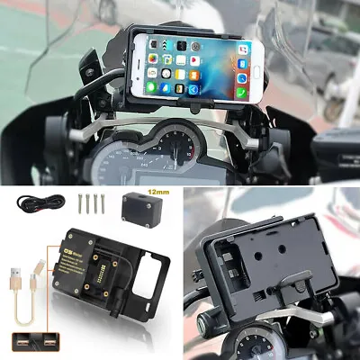 For BMW R1200GS F800GS F700GS Phone GPS Navigation Bracket Mount USB Charger  • $20.99