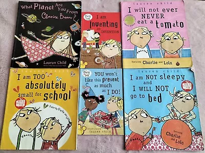 6 Charlie And Lola Paperback Books Bundle Very Good Condition  • £4.99