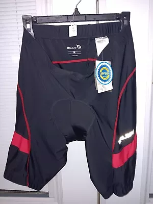 Baleaf Padded Men's Size Large Shorts Cycling Bike Red Black New With Tags • $15