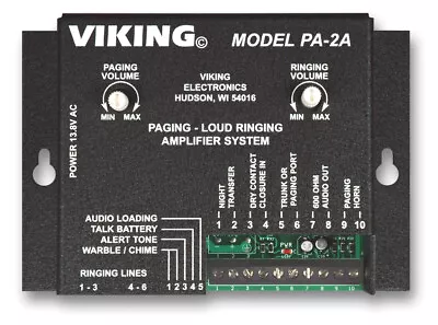 Paging Loud Ringer With 8 Ohm Horn By Viking Electronics • $147.57