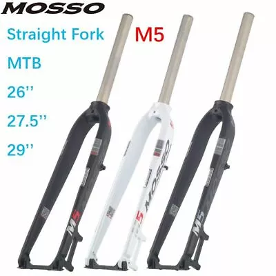 Bike Aluminum Rigid Straight Fork MTB 26 27.5 29 Inch M5 Lightweight Disc Brake  • $129.99