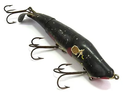 C.C. Roberts Mud Puppy 6 1/2  Spinning Tail Vintage Wood Fishing Lure Read • $22.39
