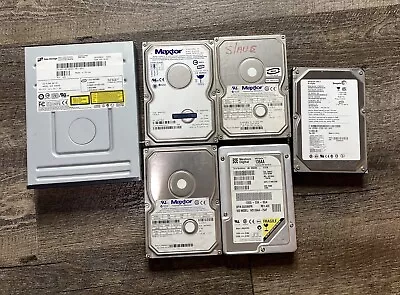 Lot Of 6 Miscellaneous Hard Drives - Maxtor  Sea Gate Western Digital Untested • $29.98