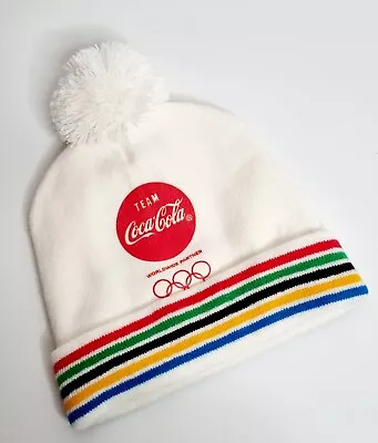 Coca-Cola 2021 Olympics Games Team White Beanie Rare • £8.49