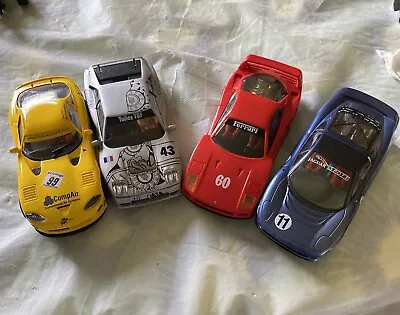 SCALEXTRIC CARS 2 X Hornby Hobbies & 2 X Made In Spain • £20