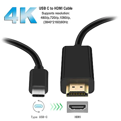 $18.99 • Buy USB C Type C To HDMI 4K Converter USB3.0 Splitter Adapter Fr MacBook Pro NEW 