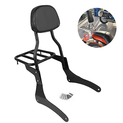 For Kawasaki Vulcan 900 VN900 2006-2017 Sissy Bar Backrest + Luggage Rack Pad  • $138