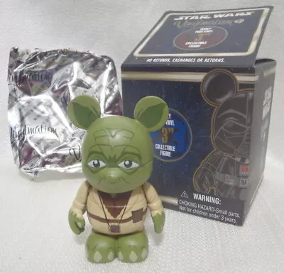 Disney Vinylmation Star Wars Series #1 YODA 3  Mickey Mouse Figure + Box Retired • $18