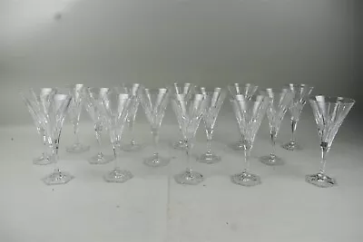 Vtg Villeroy & Boch Serenade Wine Water Glasses Set 15 Clear Cut Crystal 8.25  • $299.99