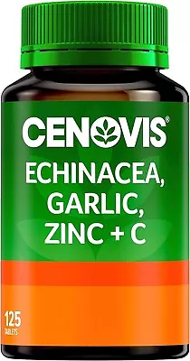 Cenovis Echinacea Garlic Zinc + C - Reduces Duration And Severity Of Common Co • $31