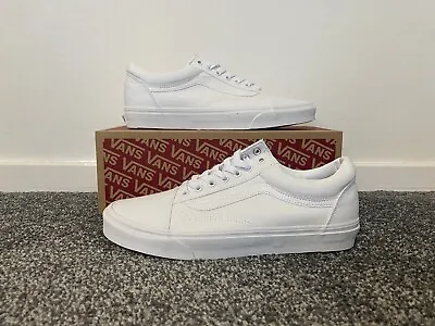 BRAND NEW Vans Old Skool - Triple White - UK Size 11 • £39