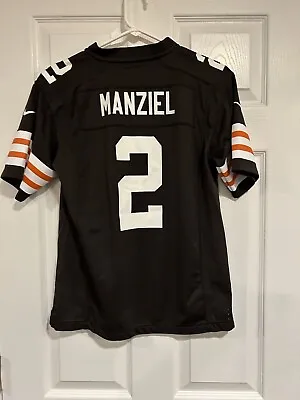 Cleveland Browns Johnny Manziel #2 Jersey  On Field  By Nike LARGE Youth • $37.47