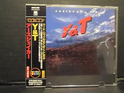 Y&T - Earthshaker Japan Edition OBI Rare POCM-1983 • $26.09