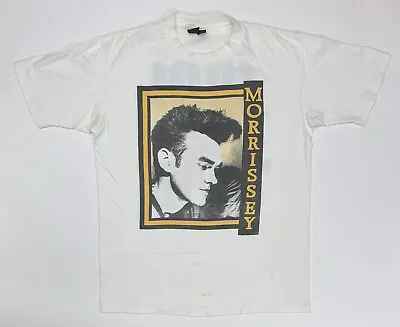 Vintage 1991 Morrissey US Tour Music Band Tee Rare Print  • $299.99