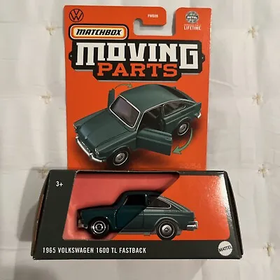 2024 Matchbox Moving Parts #22 1965 Volkswagen 1600 TL Fastback JAVA GREEN. VHTF • $5.50