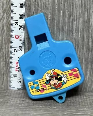 Vintage Bontempi Walt Disney Mickey Band Blue Piper Whistle Made In Italy • $4.49