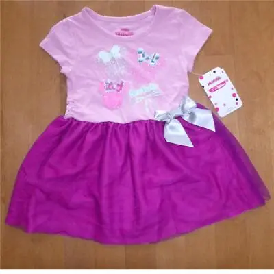 Toddler Girls Disney MINNIE MOUSE   BowTastic  Tutu Dress Size 2T Magenta  NWT • $9.99