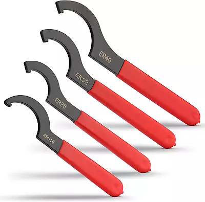 Spanner Wrench Set 4pcs Coilover Wrench C-Shape Shock Spanner Wrench Hook For • $21.66