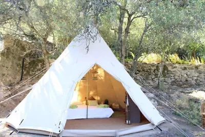 CanvasCamp 500 Tipi Ultimate 100% Cotton Canvas Lavvu Glamping Tent • $925