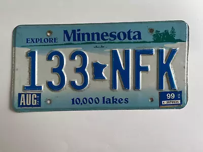 1999 Minnesota License Plate All Original • $9.99