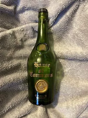 House Of Commons Green Glass Camus Cognac Bottle. EMPTY BOTTLE. • £8