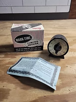 M H Rhodes Mark-Time  60 Min Timer In Box • $38.99