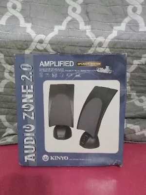 New Kinyo KP-5 Audio Zone 2.0 Amplified Multi Use Speaker Sound System • $15