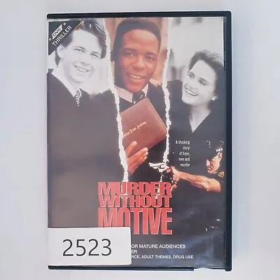 Murder Without Motive DVD Region 4 PAL Free Postage • £6.17