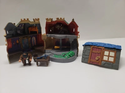 $35 • Buy Harry Potter Polly Pocket Forbidden Corridor Castle Playset 2001 Hagrids Lot