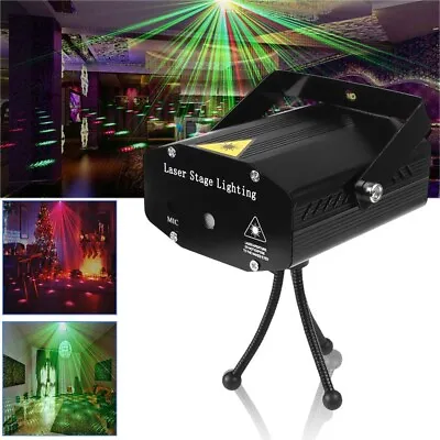 Laser Projector Stage Light Mini LED R/G Lighting Xmas Party DJ Disco KTV Show • $16.49