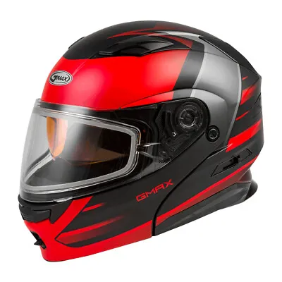 Gmax MD-01S Descendant Matte Red Modular Snow Helmet Adult Sizes MD 2X & 3X • $54.99