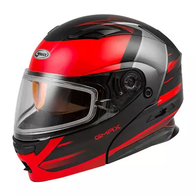 Gmax MD-01S Descendant Matte Red Modular Snow Helmet Adult Sizes MD - 3X • $54.99