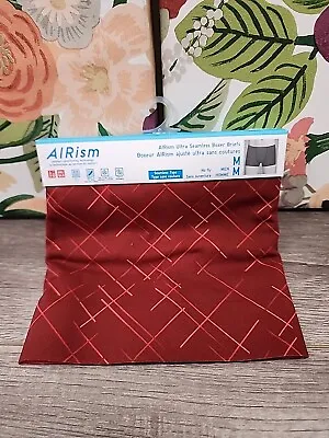 UNIQLO AIRism Seamless Printed Boxer Briefs Red M Medium Underwear  NWT • $14.99
