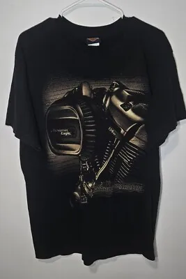 Harley Davidson Screaming Eagle 2018 Biloxi MI Graphic Tee Black Large • $20