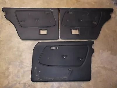 Mercedes W123 Door Panel Card Cover Interior BLACK Set  240D 300D • $14