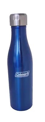 Coleman Stainless Steel Insulated Water Bottle Blue Real Bottle Mouth Feel • $9.99