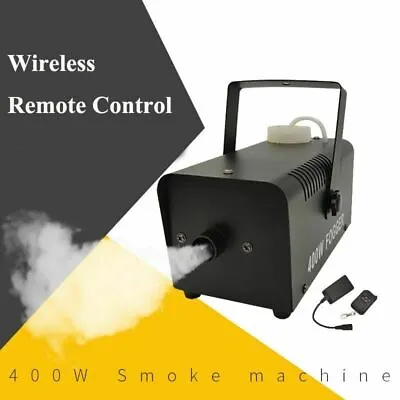 400w Fog Smoke Mist Effect Machine Disco Dj Party Remote Control Floor Fogger • $105.22