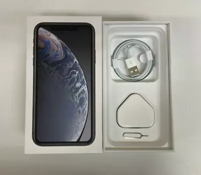 £14.99 • Buy Empty Used Box For Apple IPhone XR Black 128Gb Used Box + Accessories Box Only