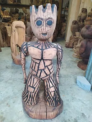 £350 • Buy Great Christmas Gift Idea Groot Sussex Chainsaw Carving Garden Wooden Art