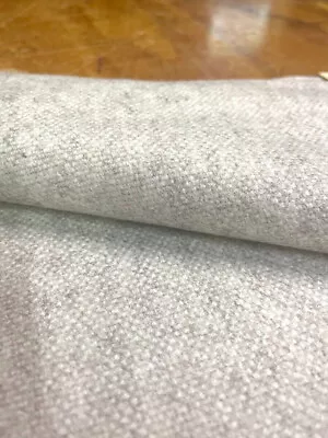 .94 Yd Maharam Beck Patisserie Beige & Gray Woven Wool Upholstery Fabric • $19.60