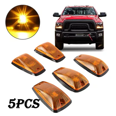 Amber Cab Roof Marker Lights For 03-18 Dodge Ram 1500 2500 3500 Top Running Lamp • $37.78