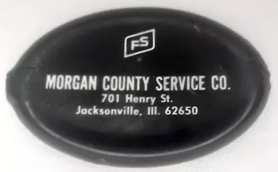 Coin Purse FS Morgan County Service Jacksonville IL Vintage Farm Advertisement • $9.09