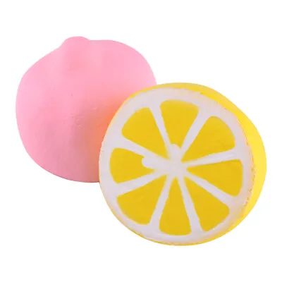 $14.26 • Buy Jumbo Slow Rising Cheeki Lemon Cream Charms XMAS Toys 2-Color Ou