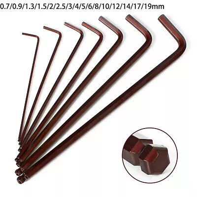 Long Arm Hex Key Allen Wrench Keys Metric Ball End 0.7mm-19mm L-Keys Allan Alan • $3.25